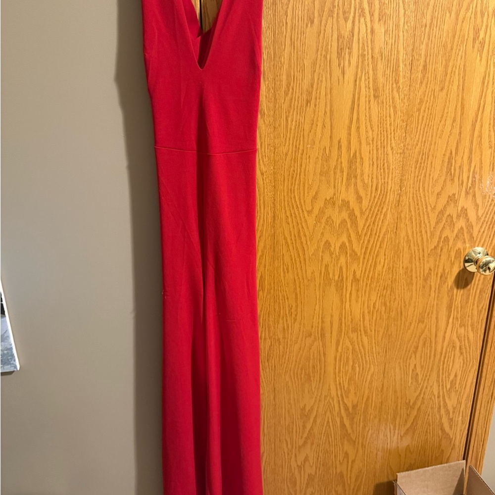 Elegant Red Jumpsuit